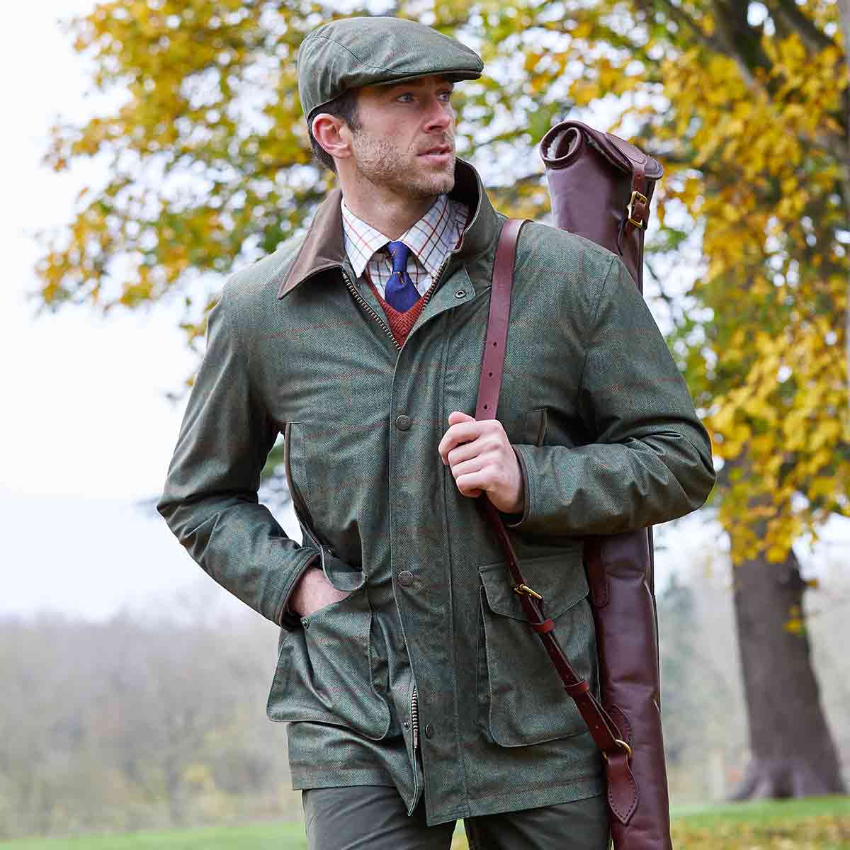 Alan Paine Didsmere Technical Tweed Men's Coat Alan Paine Didsmere Technical Tweed Men's Coat