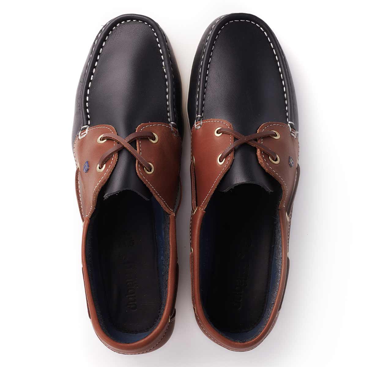Dubarry Admirals Men's Deck Shoes - Brown/Navy - Insole Dubarry Admirals Men's Deck Shoes - Brown/Navy - Insole