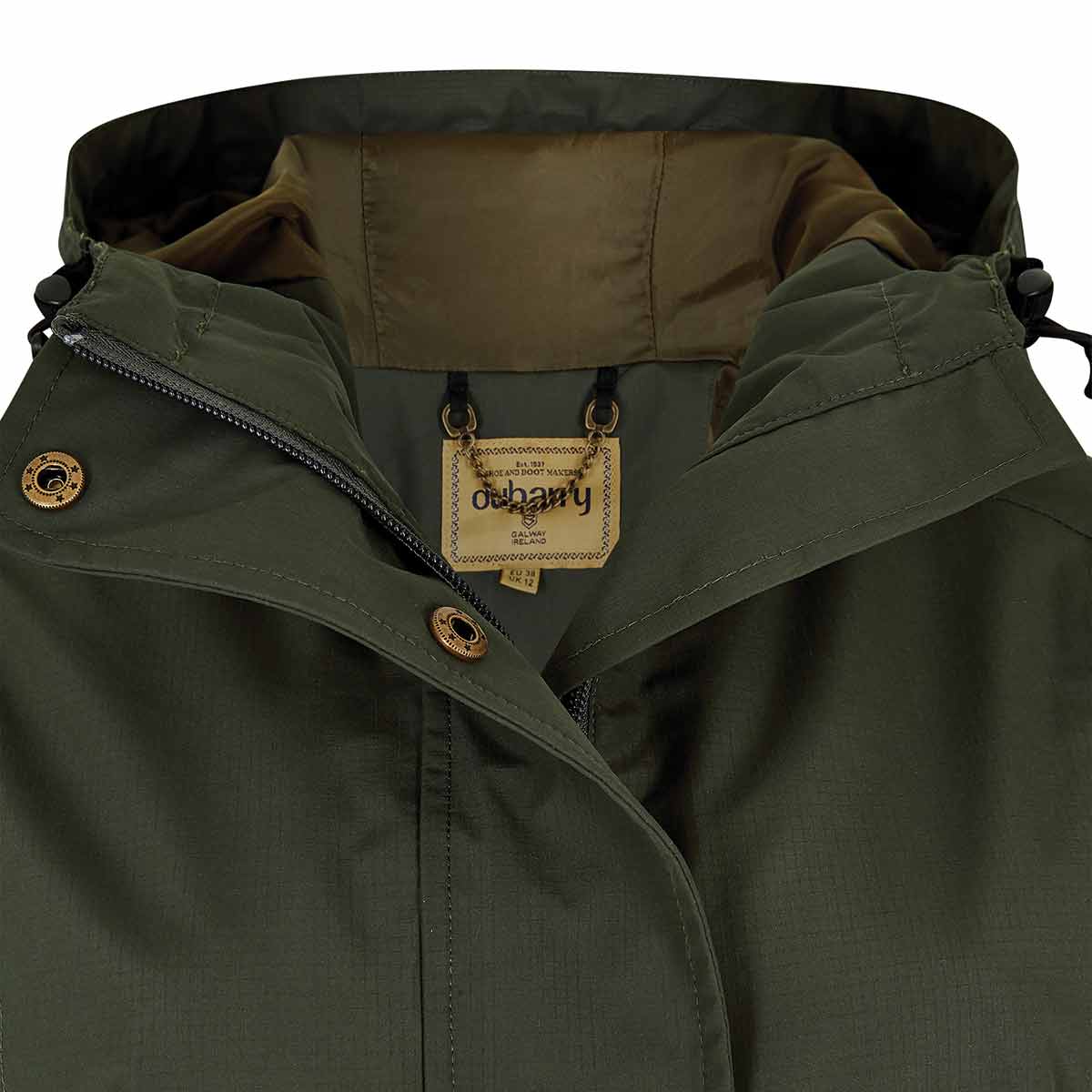 Dubarry Alderford Waterproof Coat Detail Dubarry Alderford Waterproof Coat Detail