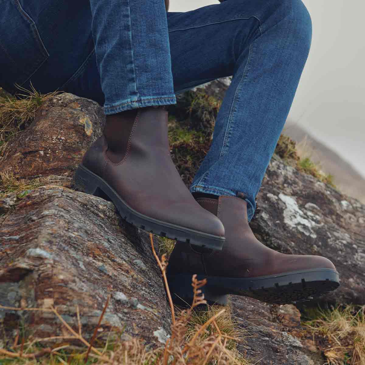 Dubarry Antrim Men's Chelsea Boot - Mahogany - Model Dubarry Antrim Men's Chelsea Boot - Mahogany - Model