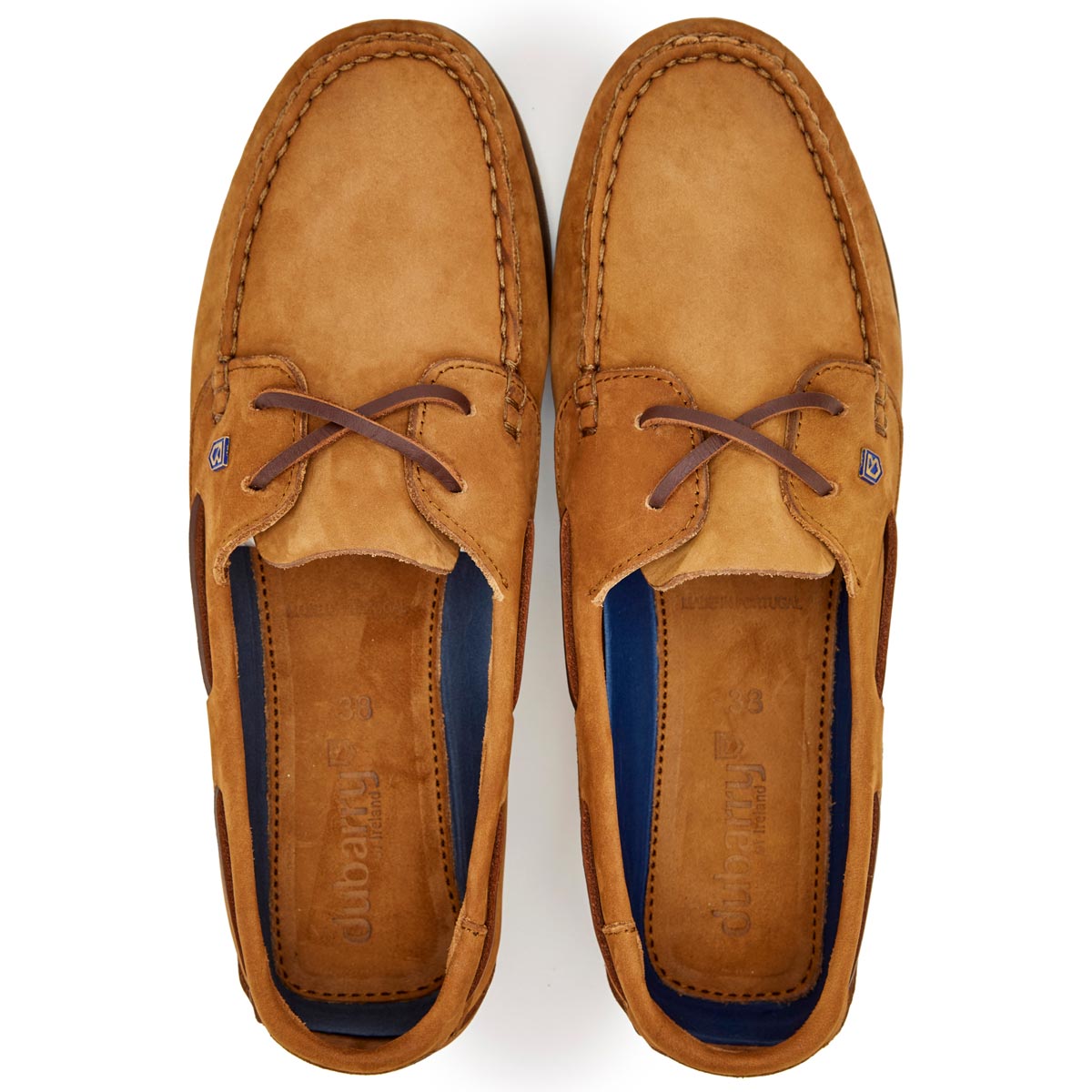 Dubarry Aruba Women's Deck Shoe - Cognac - Top View Dubarry Aruba Women's Deck Shoe - Cognac - Top View