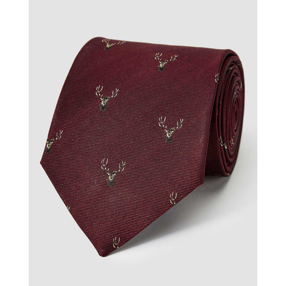 Dubarry Avalon Silk Wove Tie - merlot Dubarry Avalon Silk Wove Tie - merlot