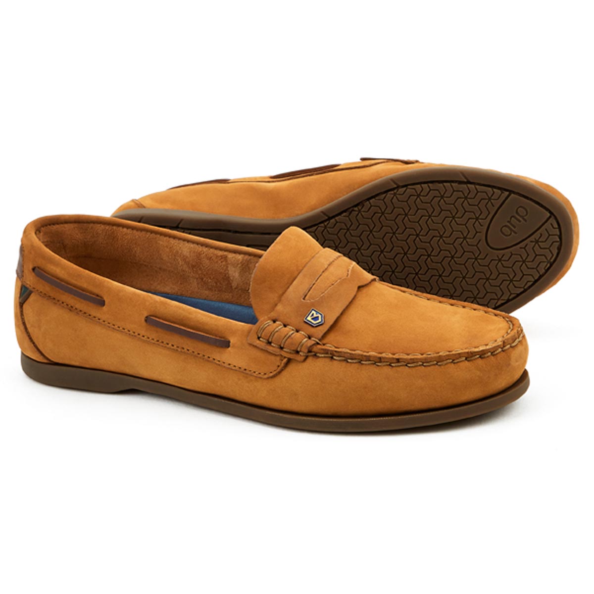 Dubarry Belize Women's Deck Shoe - Cognac - Profile & Sole Dubarry Belize Women's Deck Shoe - Cognac - Profile & Sole