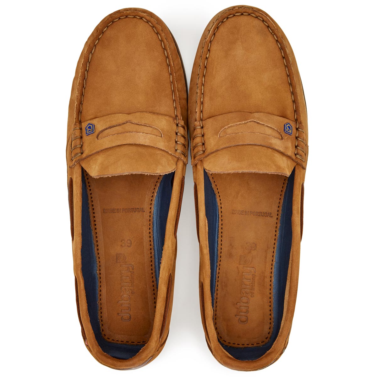 Dubarry Belize Women's Deck Shoe - Cognac - Top View Dubarry Belize Women's Deck Shoe - Cognac - Top View