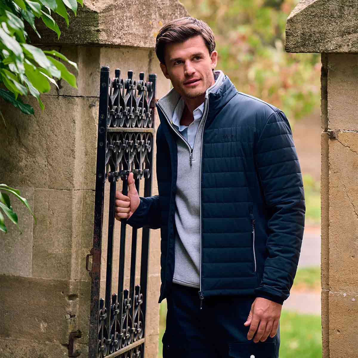 Dubarry Bowline Men's Jacket - Navy - Model Dubarry Bowline Men's Jacket - Navy - Model