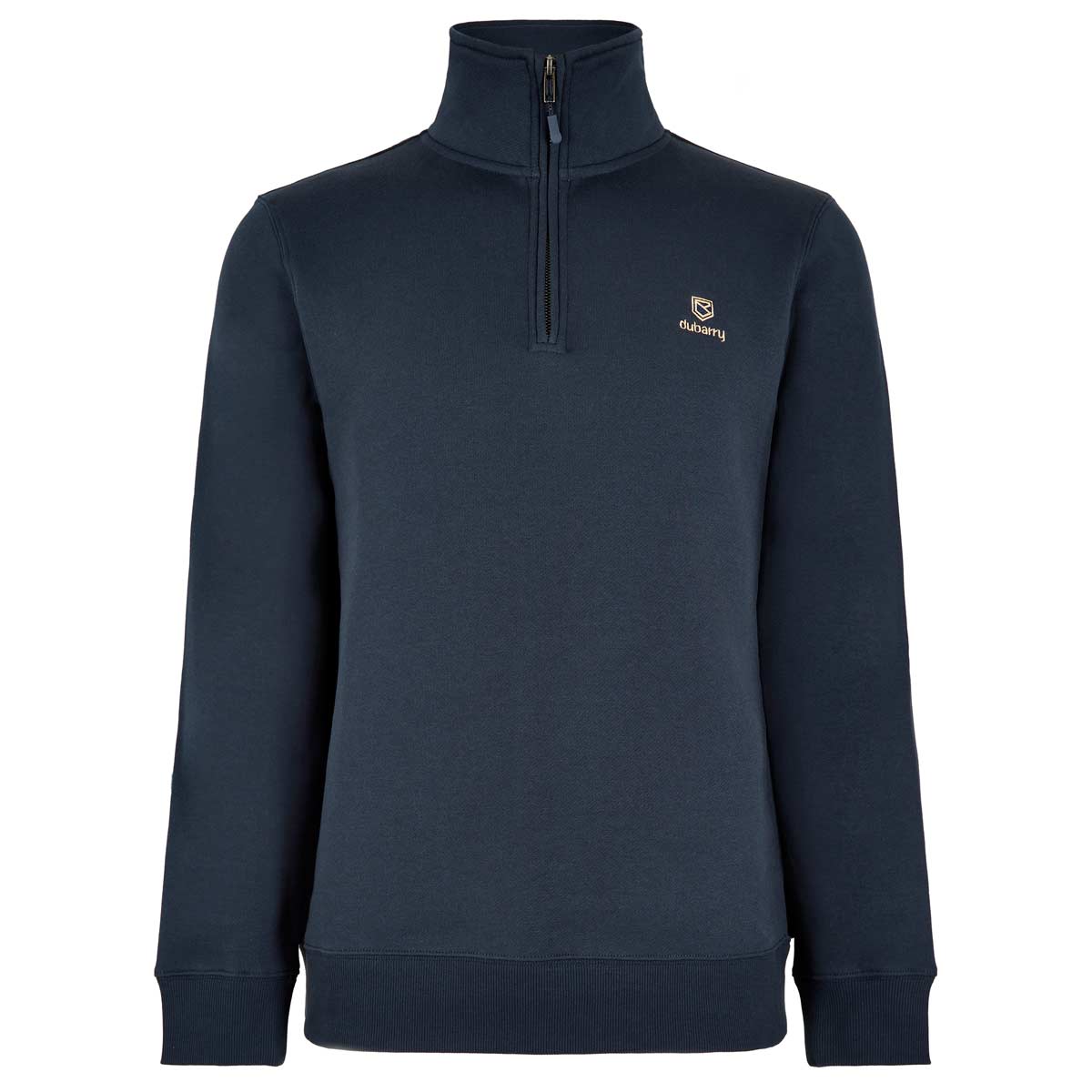 Dubarry Boyce Mens Zip Neck Sweater - Navy Dubarry Boyce Mens Zip Neck Sweater - Navy