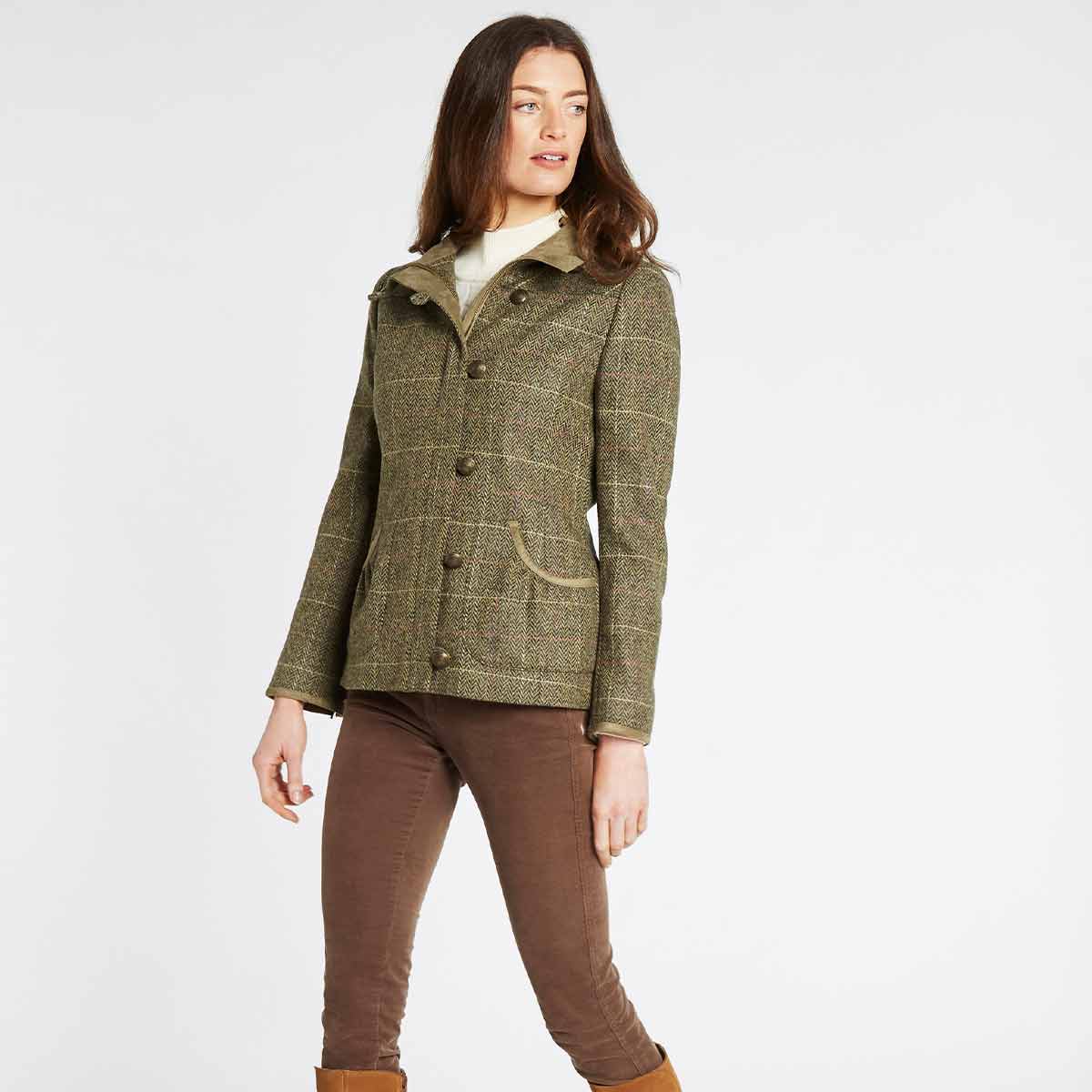 Dubarry Bracken Women's Tweed Jacket - Thistle Dubarry Bracken Women's Tweed Jacket - Thistle