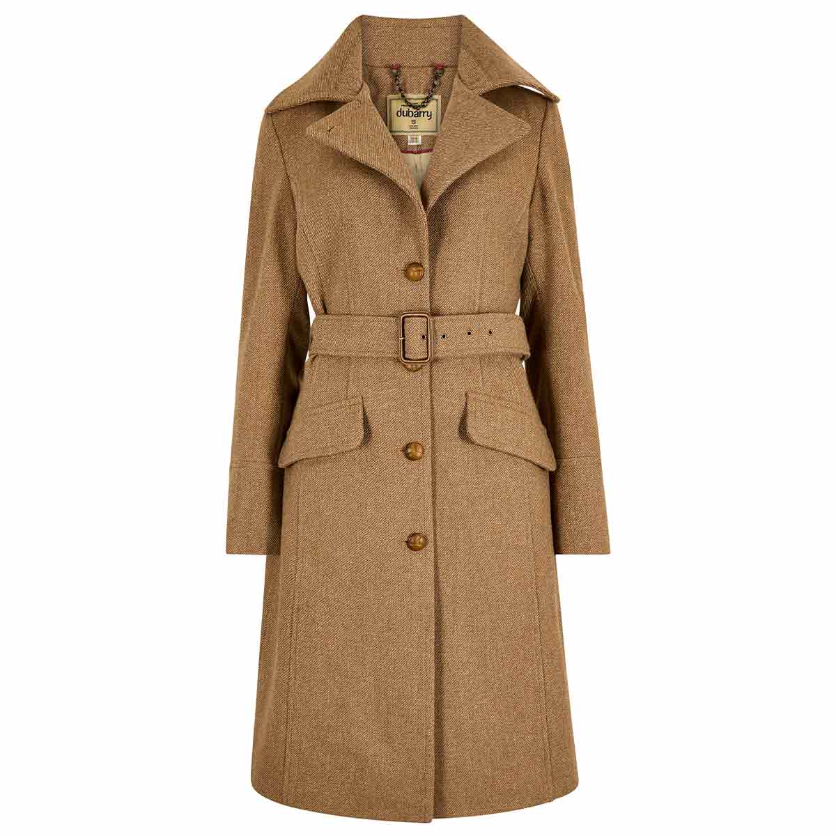 Dubarry Brookvale Women's Fitted Tweed Coat - Camel Twill Dubarry Brookvale Women's Fitted Tweed Coat - Camel Twill