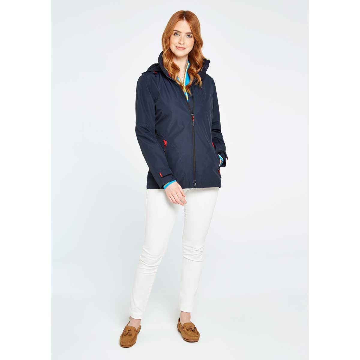 Dubarry Capeclear Waterproof Women's Jacket - On Model Dubarry Capeclear Waterproof Women's Jacket - On Model