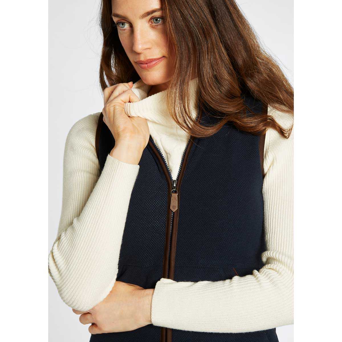 Dubarry Carbury Women's Navy Fleece Gilet Dubarry Carbury Women's Navy Fleece Gilet
