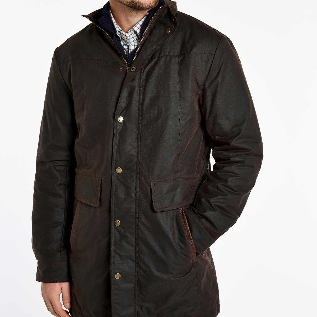 Dubarry Chalkhill Men's Waxed Cotton Jacket - Java Dubarry Chalkhill Men's Waxed Cotton Jacket - Java