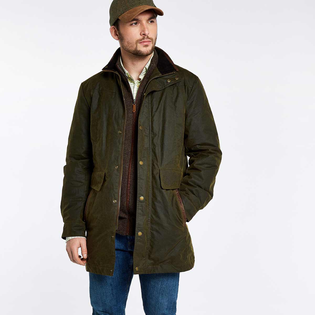 Dubarry Chalkhill Men's Waxed Cotton Jacket - Olive Dubarry Chalkhill Men's Waxed Cotton Jacket - Olive