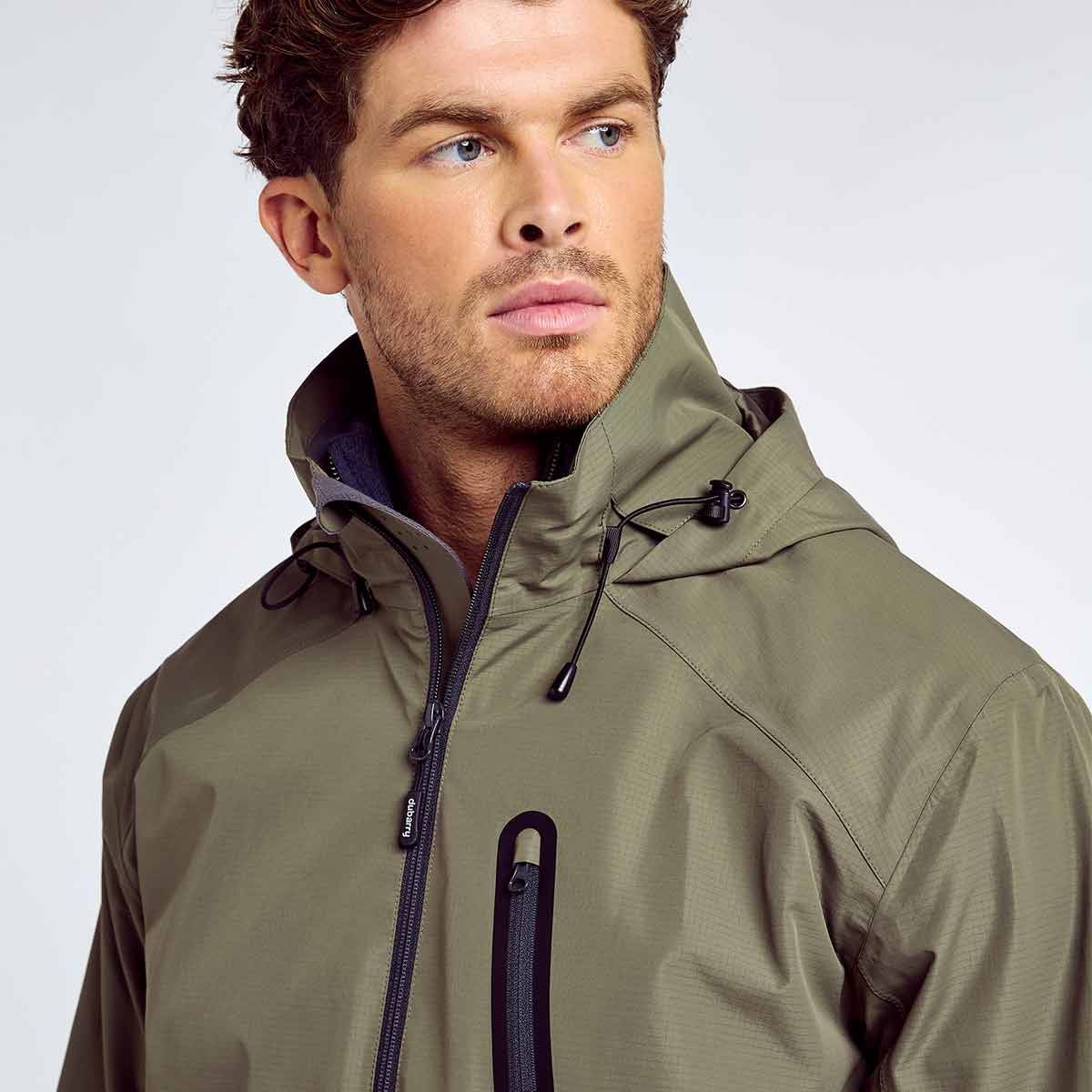 Dubarry Crossbarry Men's Jacket - Kelp - Collar Dubarry Crossbarry Men's Jacket - Kelp - Collar