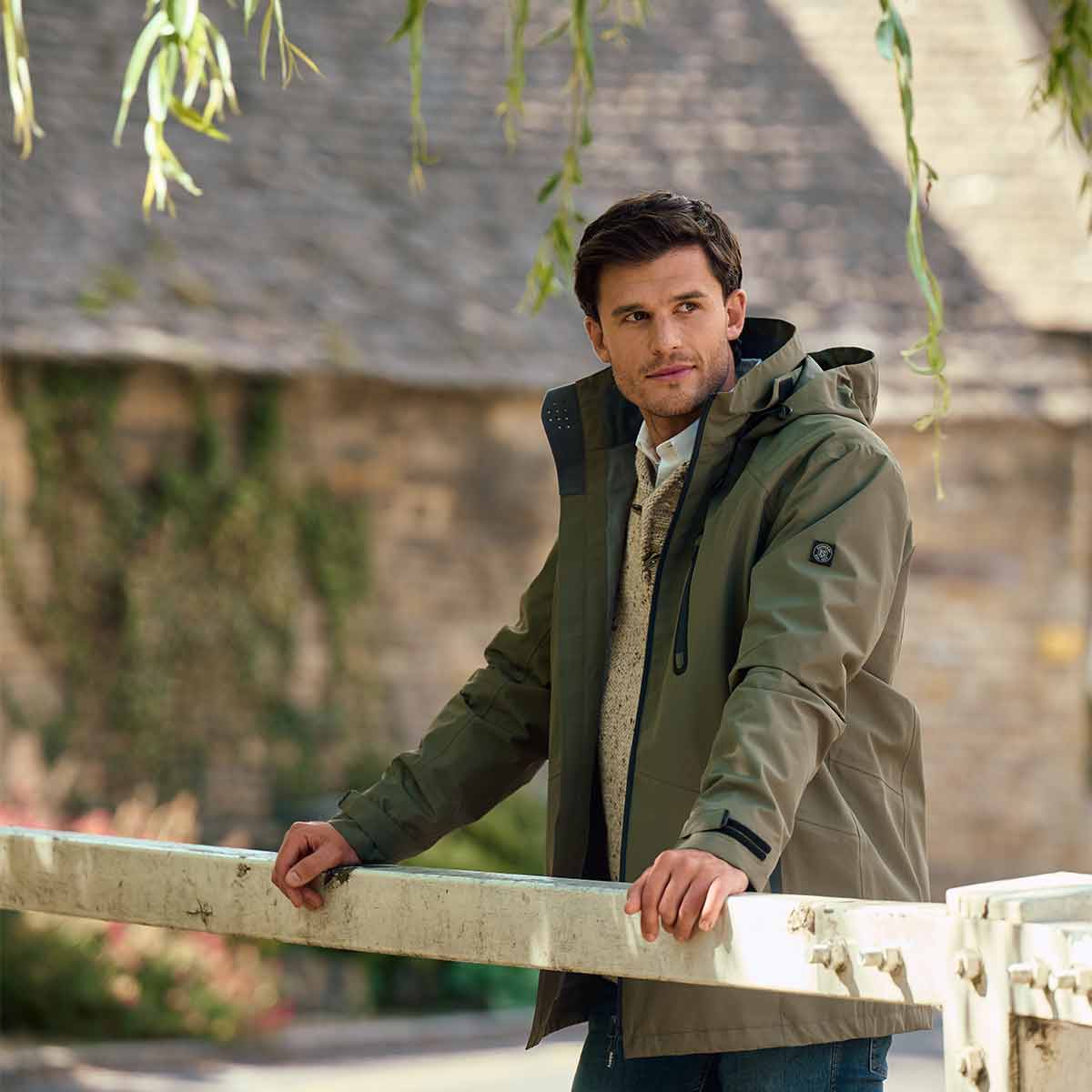 Dubarry Crossbarry Men's Jacket - Kelp - Model Dubarry Crossbarry Men's Jacket - Kelp - Model