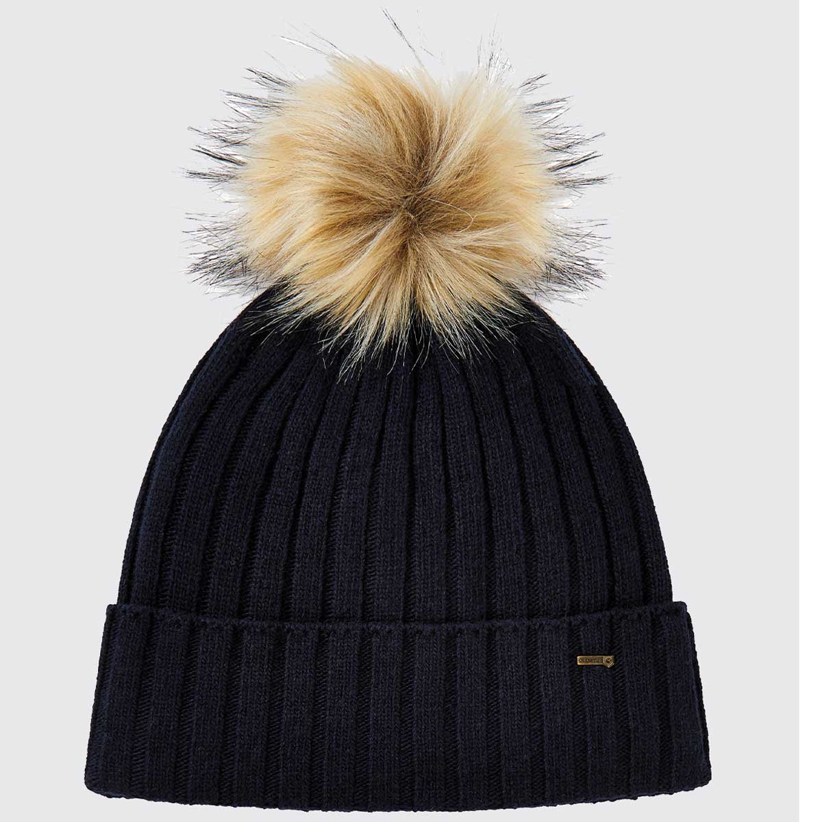 Dubarry Curlew Knitted Hat with Bobble - navy Dubarry Curlew Knitted Hat with Bobble - navy