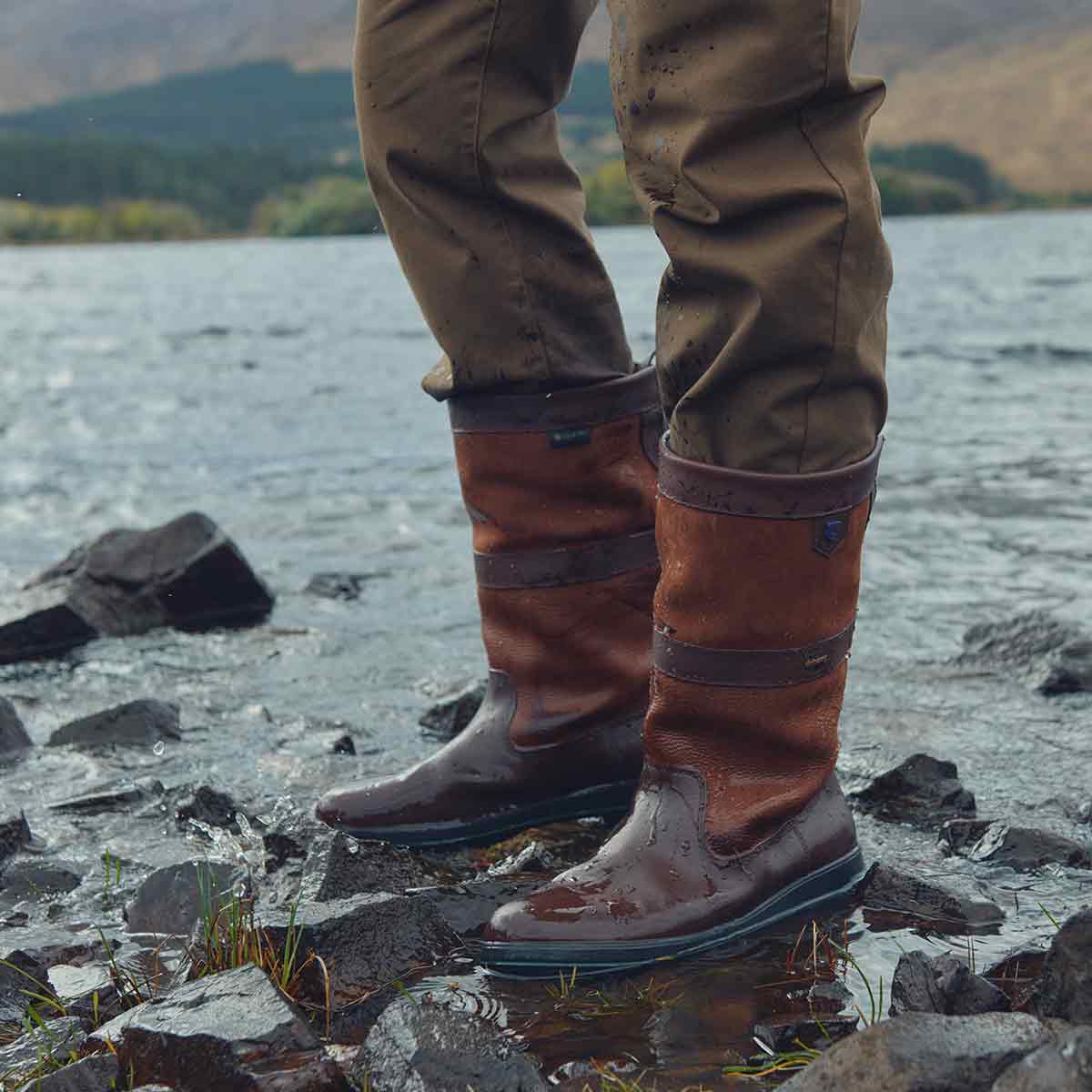 Dubarry Kildare Country Boot - Walnut - Model Dubarry Kildare Country Boot - Walnut - Model