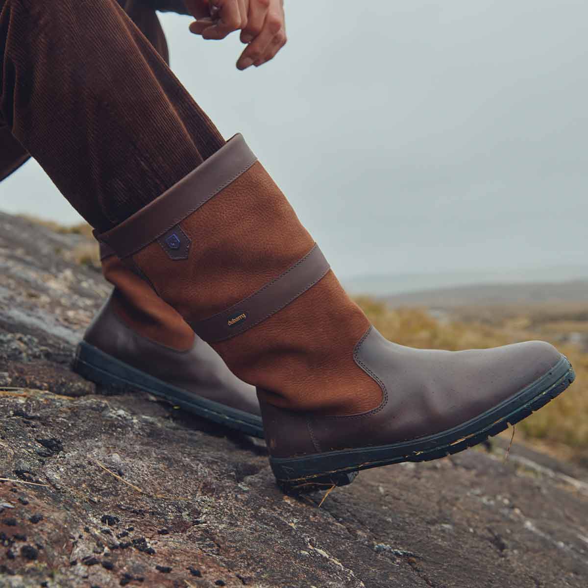 Dubarry Kildare Country Boot - Walnut - Model Dubarry Kildare Country Boot - Walnut - Model