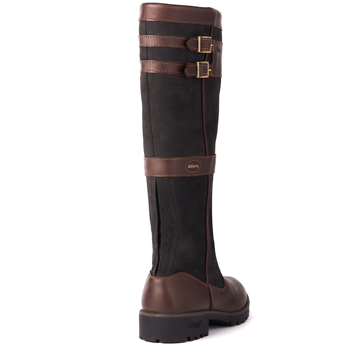 Dubarry Longford Women's Country Boot - Black.Brown - Rear Dubarry Longford Women's Country Boot - Black.Brown - Rear