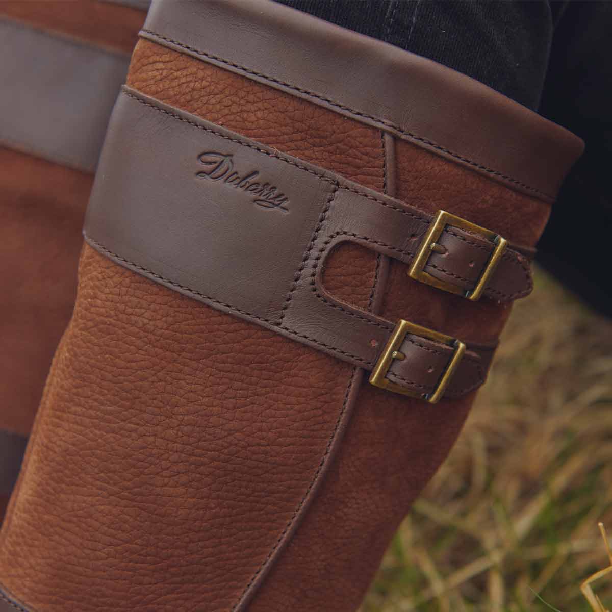 Dubarry Longford Women's Country Boot - Walnut - Detail Dubarry Longford Women's Country Boot - Walnut - Detail