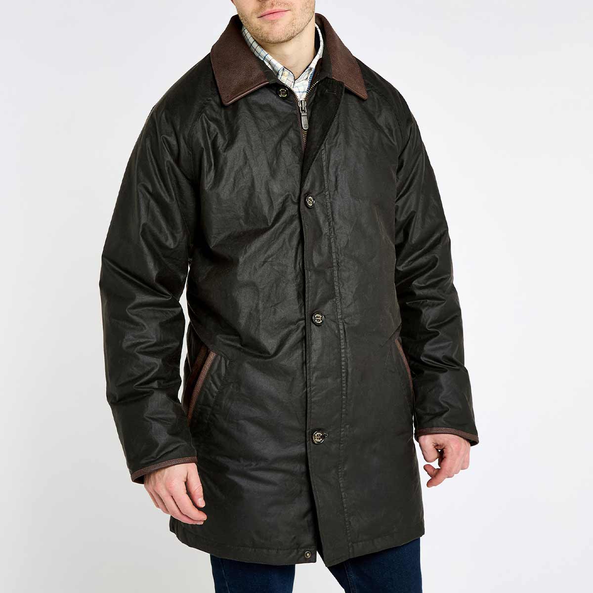 Dubarry Prospect Men's Waxed Cotton Coat - Verdigris Dubarry Prospect Men's Waxed Cotton Coat - Verdigris