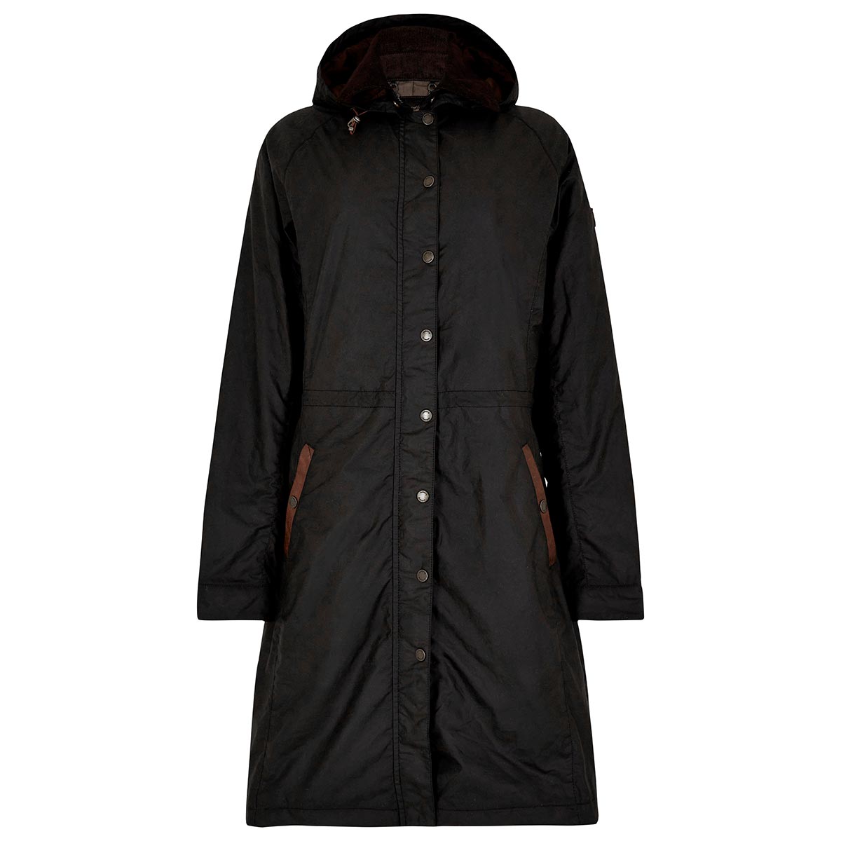 Dubarry Redington Women's Waxed Cotton Coat - Black Dubarry Redington Women's Waxed Cotton Coat - Black