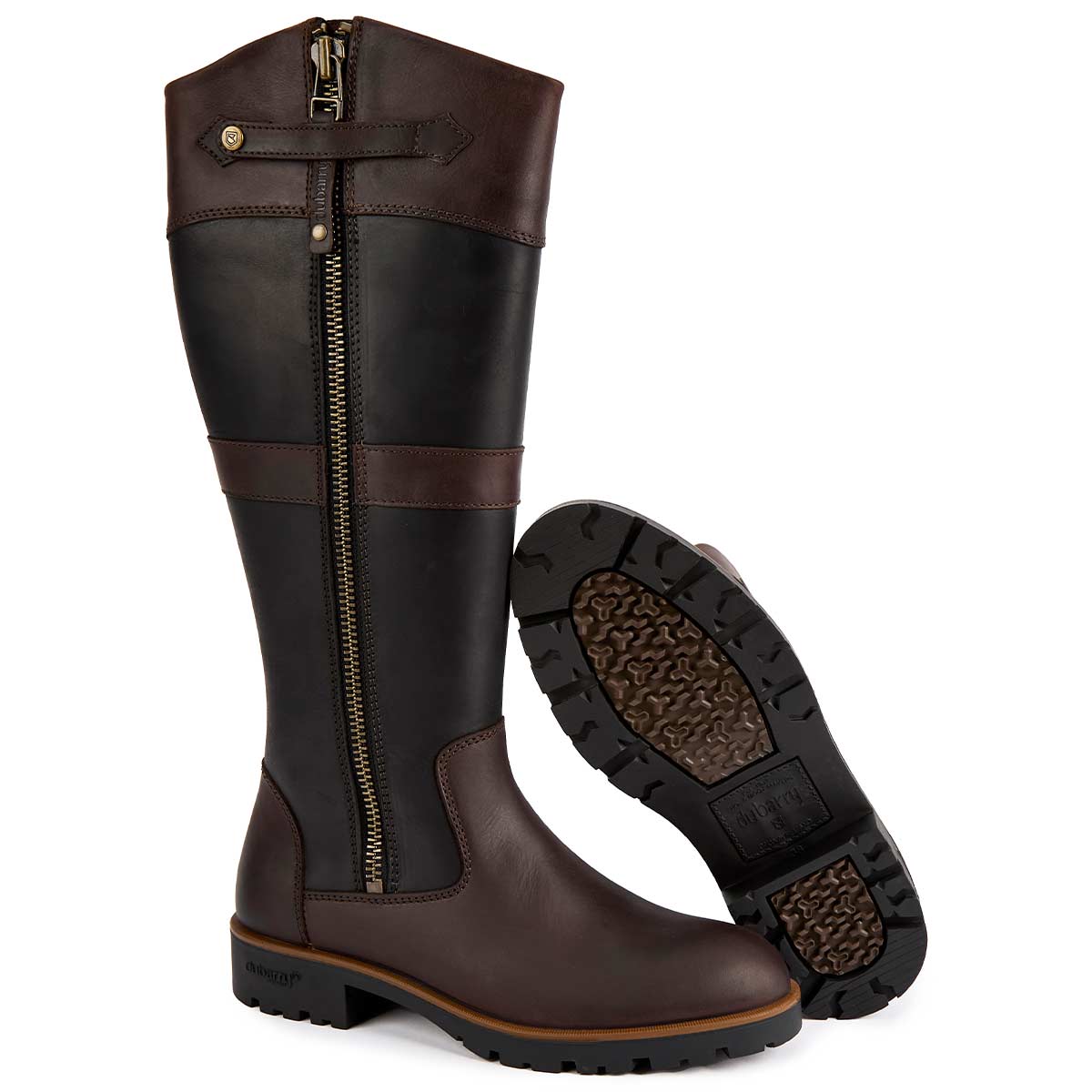 Dubarry Roundstone Women's Country Boot - Black/Brown Dubarry Roundstone Women's Country Boot - Black/Brown