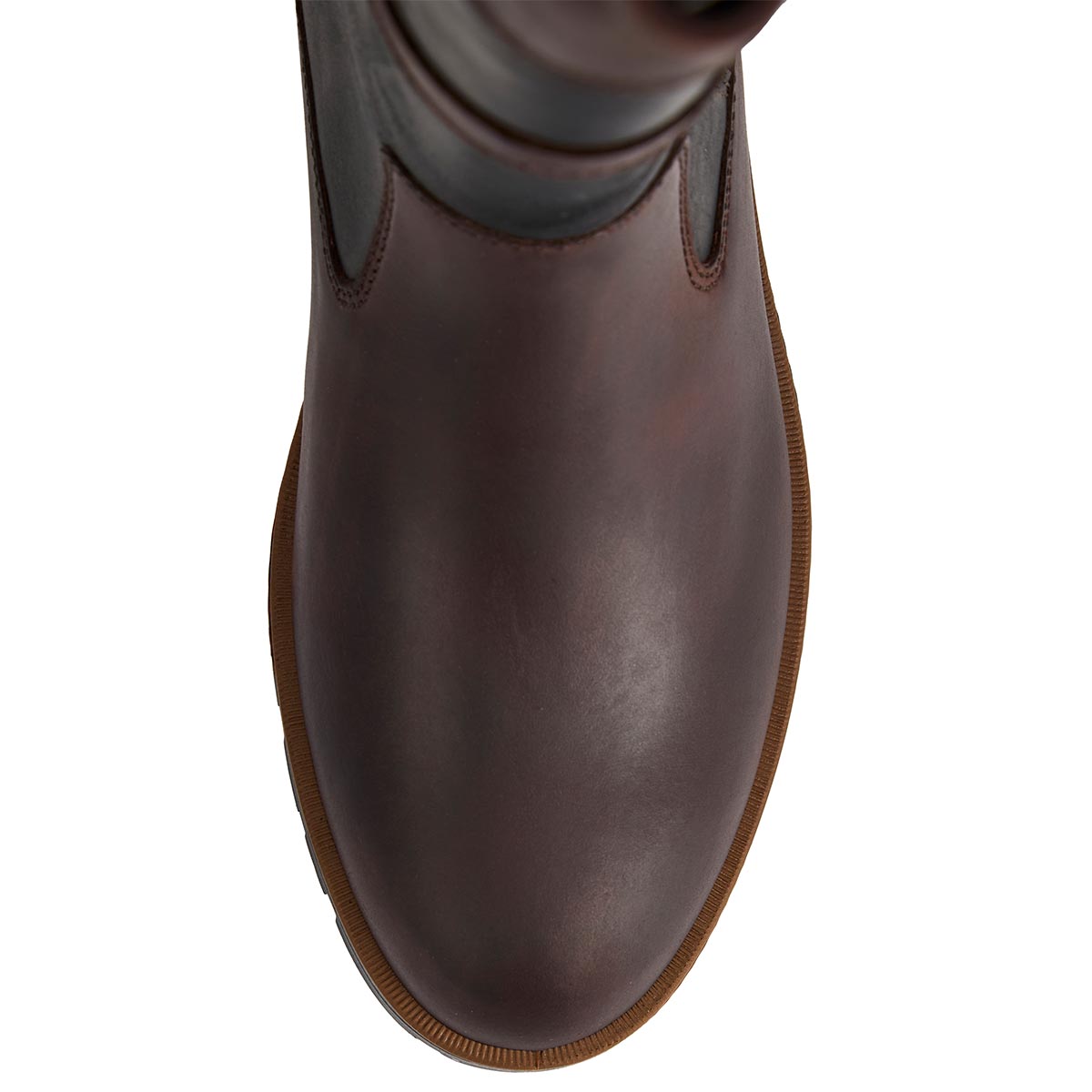 Dubarry Roundstone Women's Country Boot - Black/Brown - Top Dubarry Roundstone Women's Country Boot - Black/Brown - Top