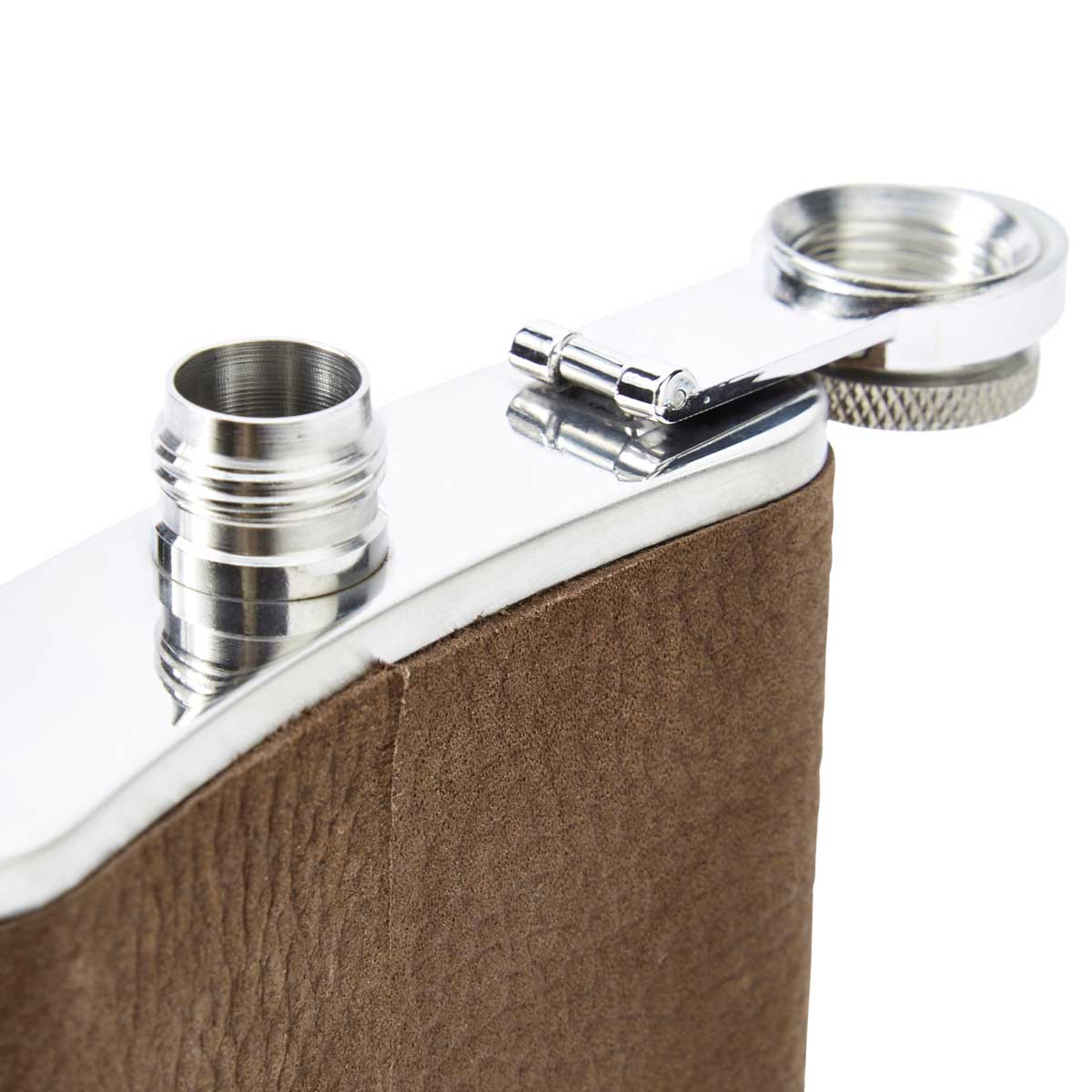 Dubarry Rugby Hipflask - open Dubarry Rugby Hipflask - open