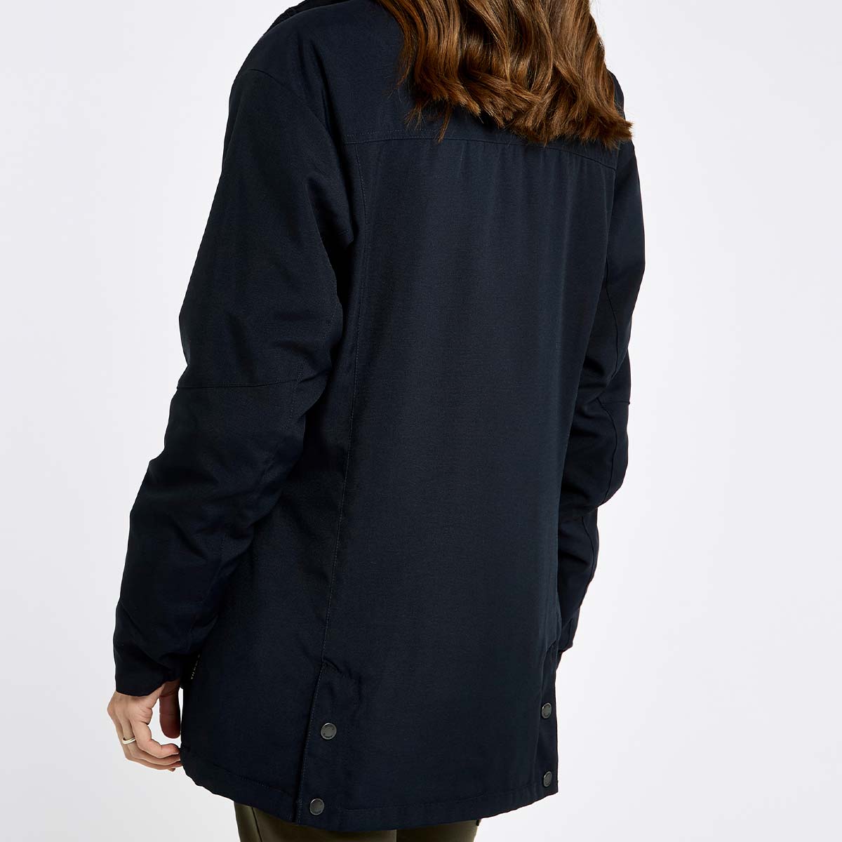 Dubarry Sherwood Women's Waterproof Jacket - Navy - Rear Dubarry Sherwood Women's Waterproof Jacket - Navy - Rear