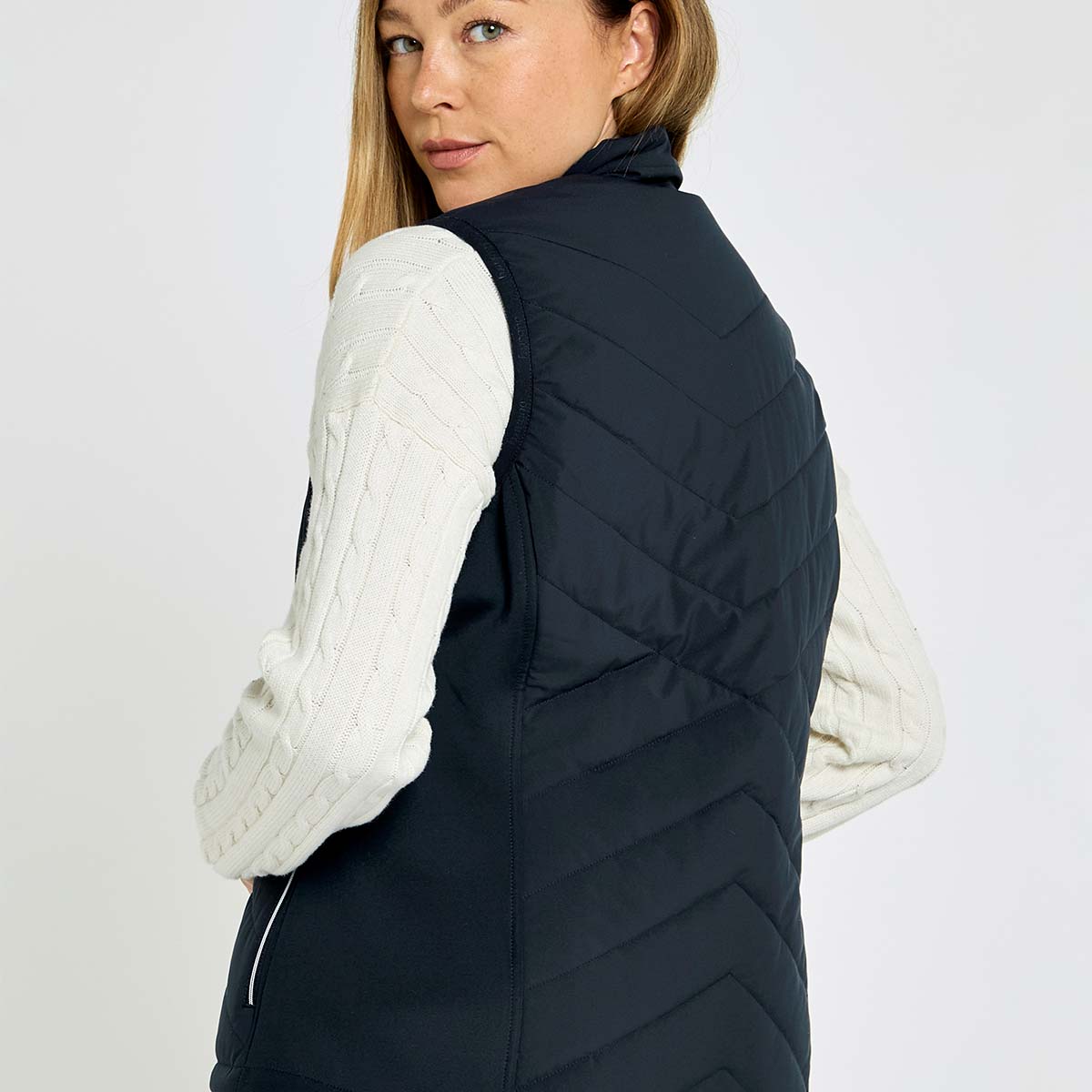 Dubarry Sunway Women's Gilet - Navy - Rear Dubarry Sunway Women's Gilet - Navy - Rear