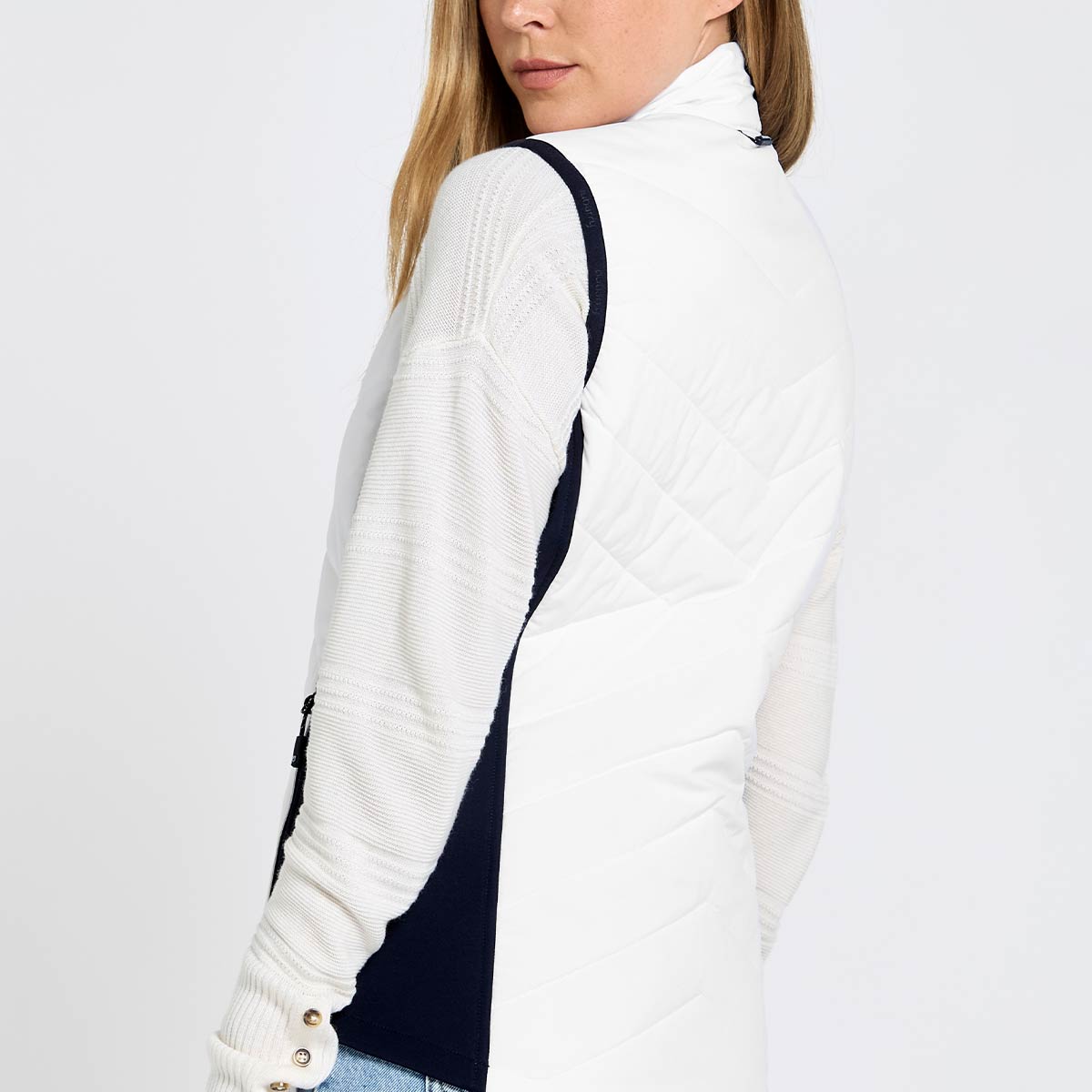 Dubarry Sunway Women's Gilet - White - Rear Dubarry Sunway Women's Gilet - White - Rear