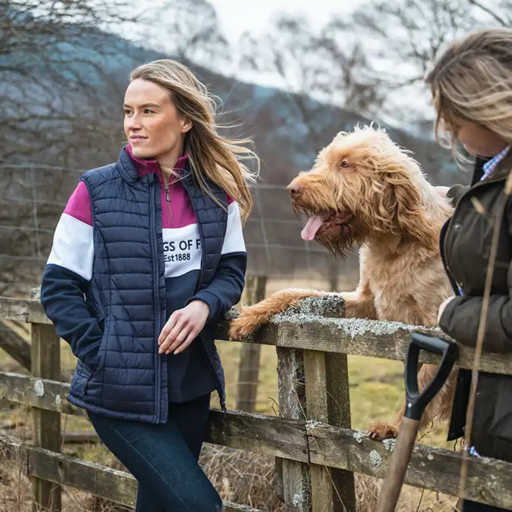 Hoggs of Fife Dumfries 1888 Ladies Quarter Zip Sweatshirt - Paired with Hoggs of Fife Kingston Ladies Rip-Stop Gilet
Hoggs of Fife Dumfries 1888 Ladies Quarter Zip Sweatshirt - Paired with Hoggs of Fife Kingston Ladies Rip-Stop Gilet