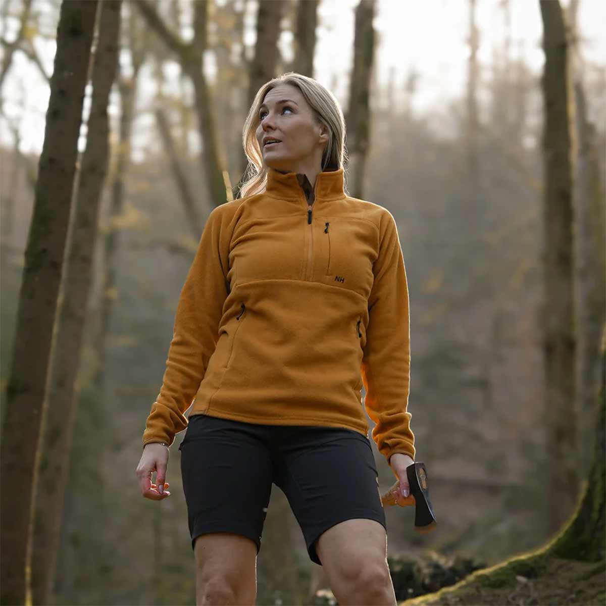 Northern Hunting Elga 2000 Women's Fleece - Buckthorn - Model Northern Hunting Elga 2000 Women's Fleece - Buckthorn - Model