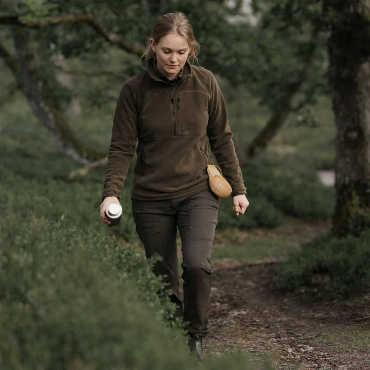 Northern Hunting Elga 2000 Women's Fleece - Green - Model Northern Hunting Elga 2000 Women's Fleece - Green - Model