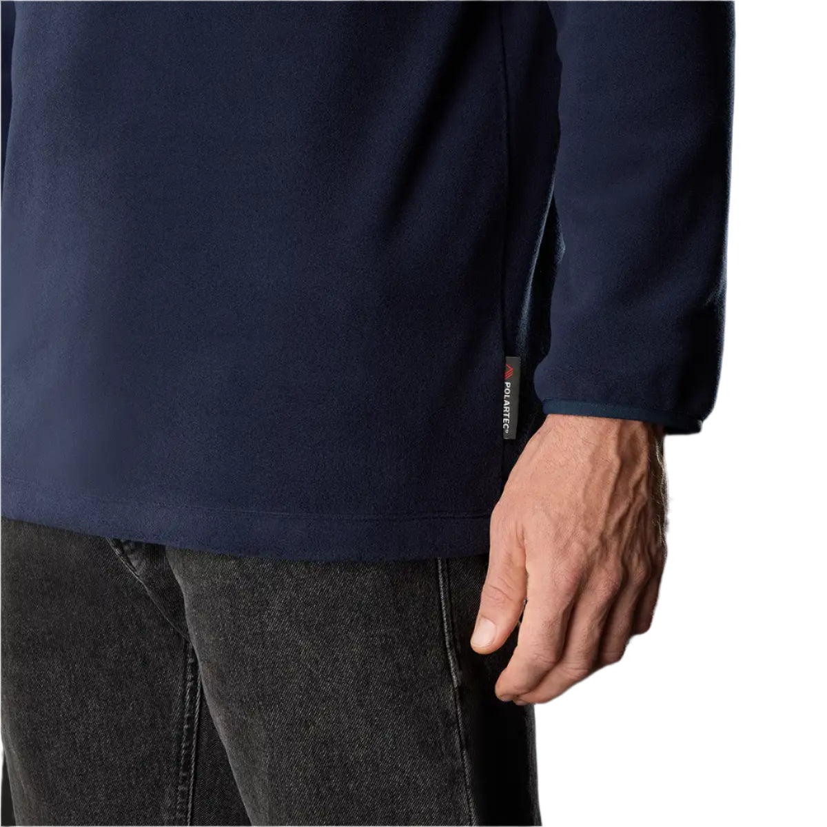 Musto Men's Evo Polartec 200 Pullover Fleece Navy- cuff detail Musto Men's Evo Polartec 200 Pullover Fleece Navy- cuff detail