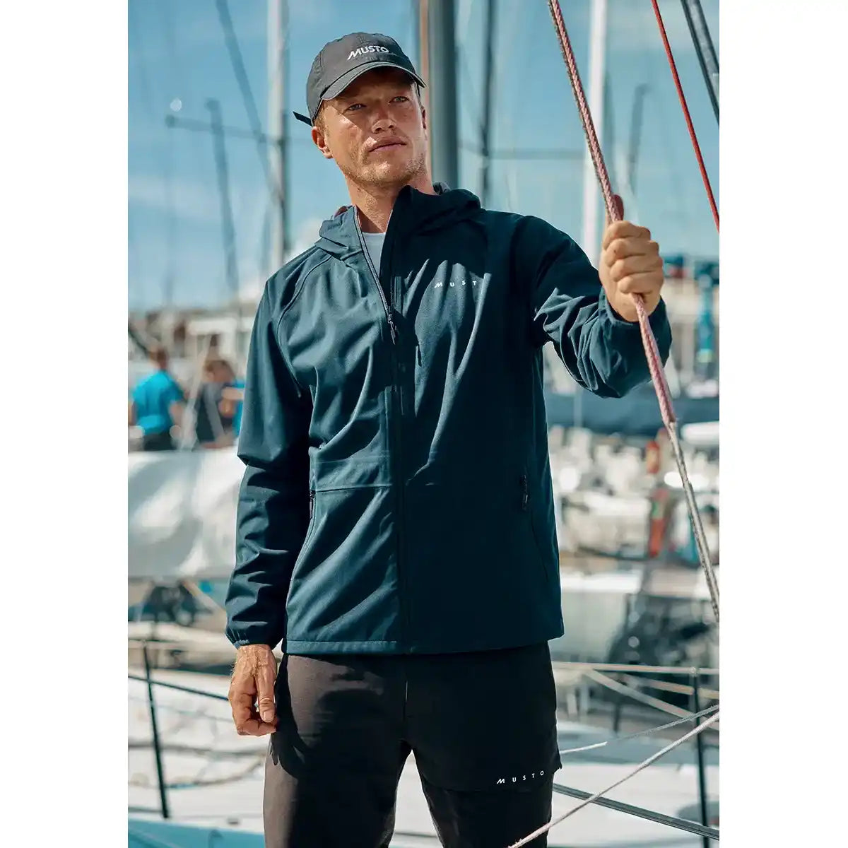 Musto Men's Evo Venture 3L Jacket Navy - lifestyle Musto Men's Evo Venture 3L Jacket Navy - lifestyle