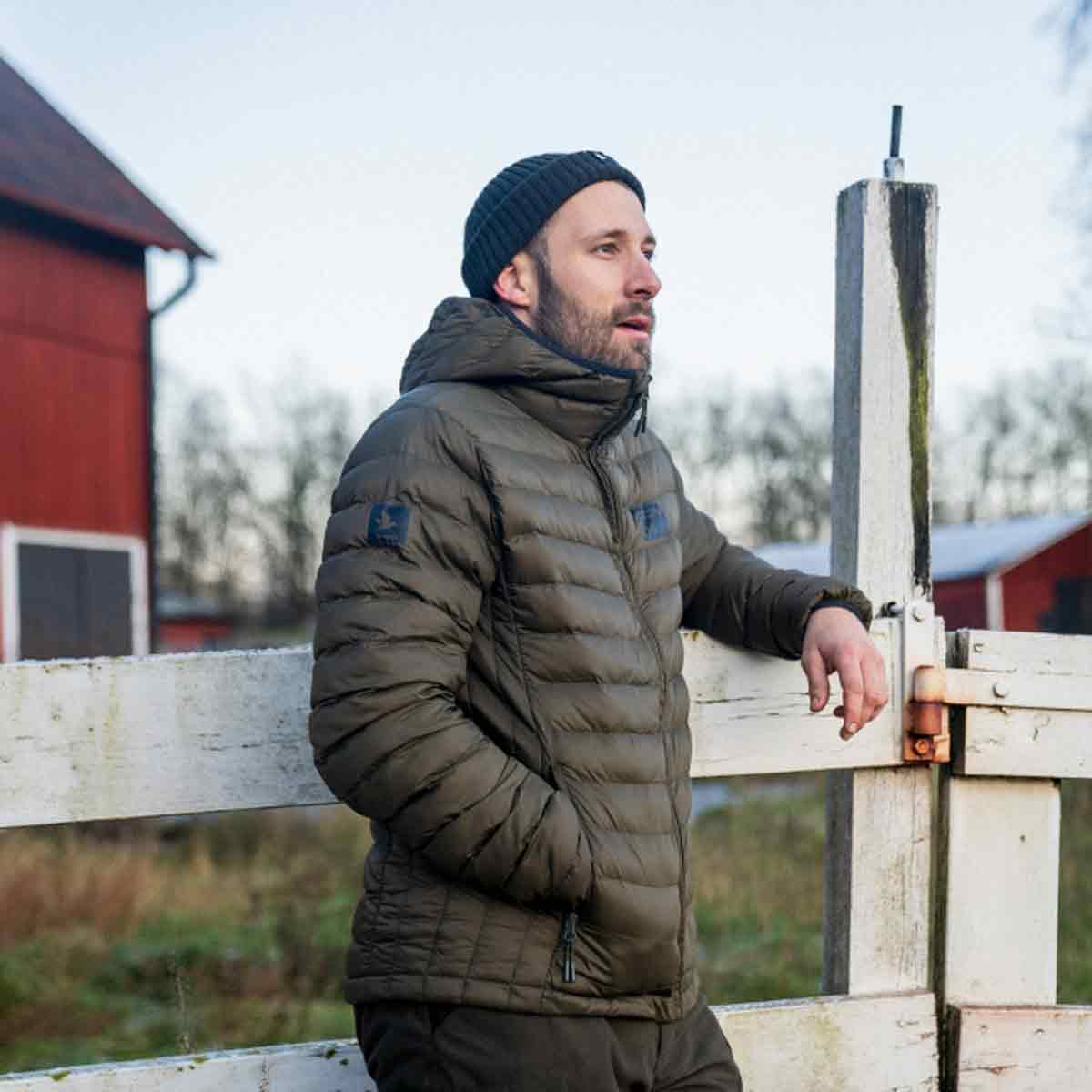 Seeland Fahrenheit Men's Jacket - Worn By Model - Front Zipped Seeland Fahrenheit Men's Jacket - Worn By Model - Front Zipped