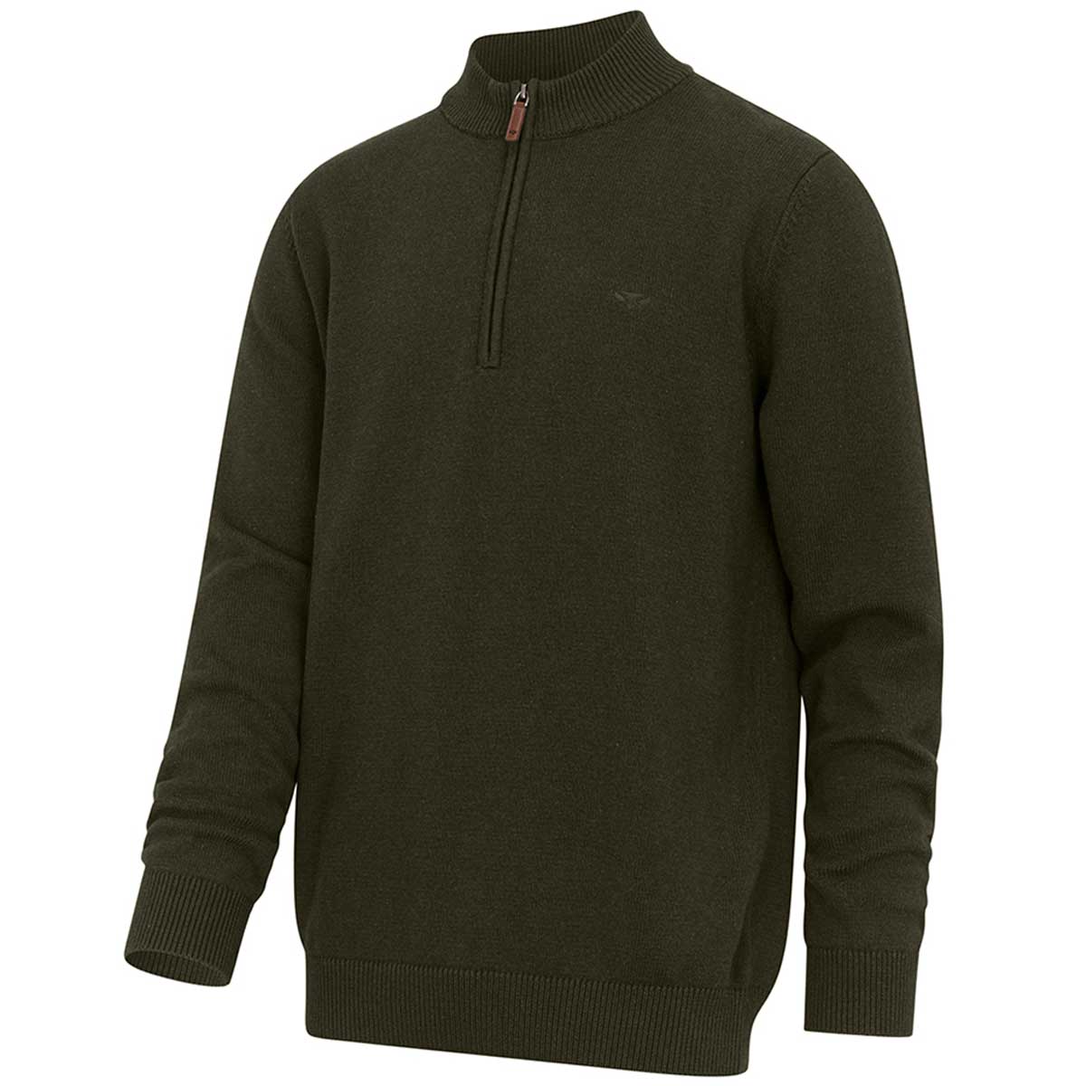 Hoggs of Fife Falkirk 1/4 Zip Knit Pullover - green Hoggs of Fife Falkirk 1/4 Zip Knit Pullover - green