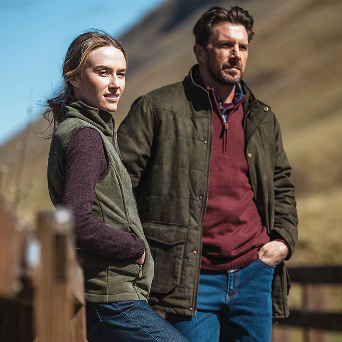 Hoggs of Fife Falkirk 1/4 Zip Knit Pullover - lifestyle Hoggs of Fife Falkirk 1/4 Zip Knit Pullover - lifestyle