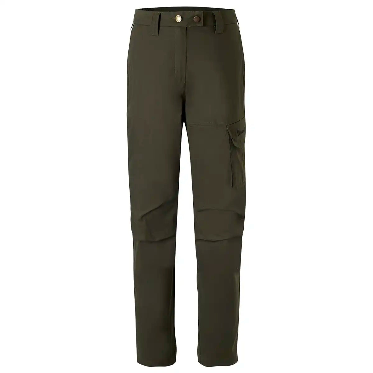 Pinewood Finnveden Women's Outdoor Trousers- Moss Green- Front Pinewood Finnveden Women's Outdoor Trousers- Moss Green- Front
