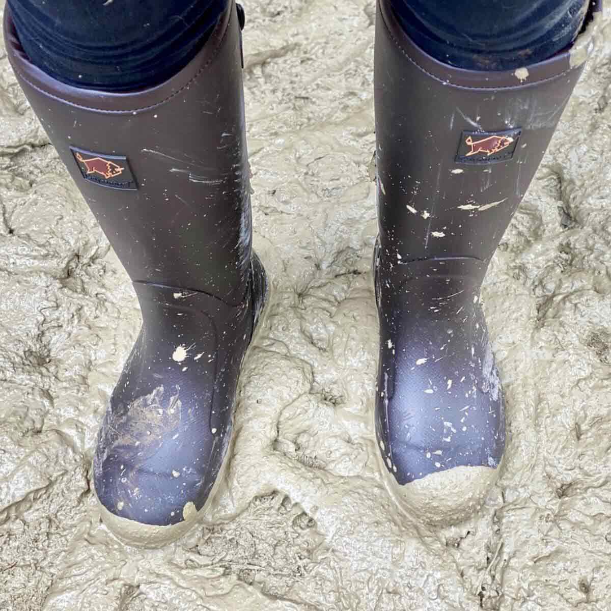 Gateway1® Pheasant Game Lady 17" 5mm Wellington Boots - lifestyle Gateway1® Pheasant Game Lady 17" 5mm Wellington Boots - lifestyle