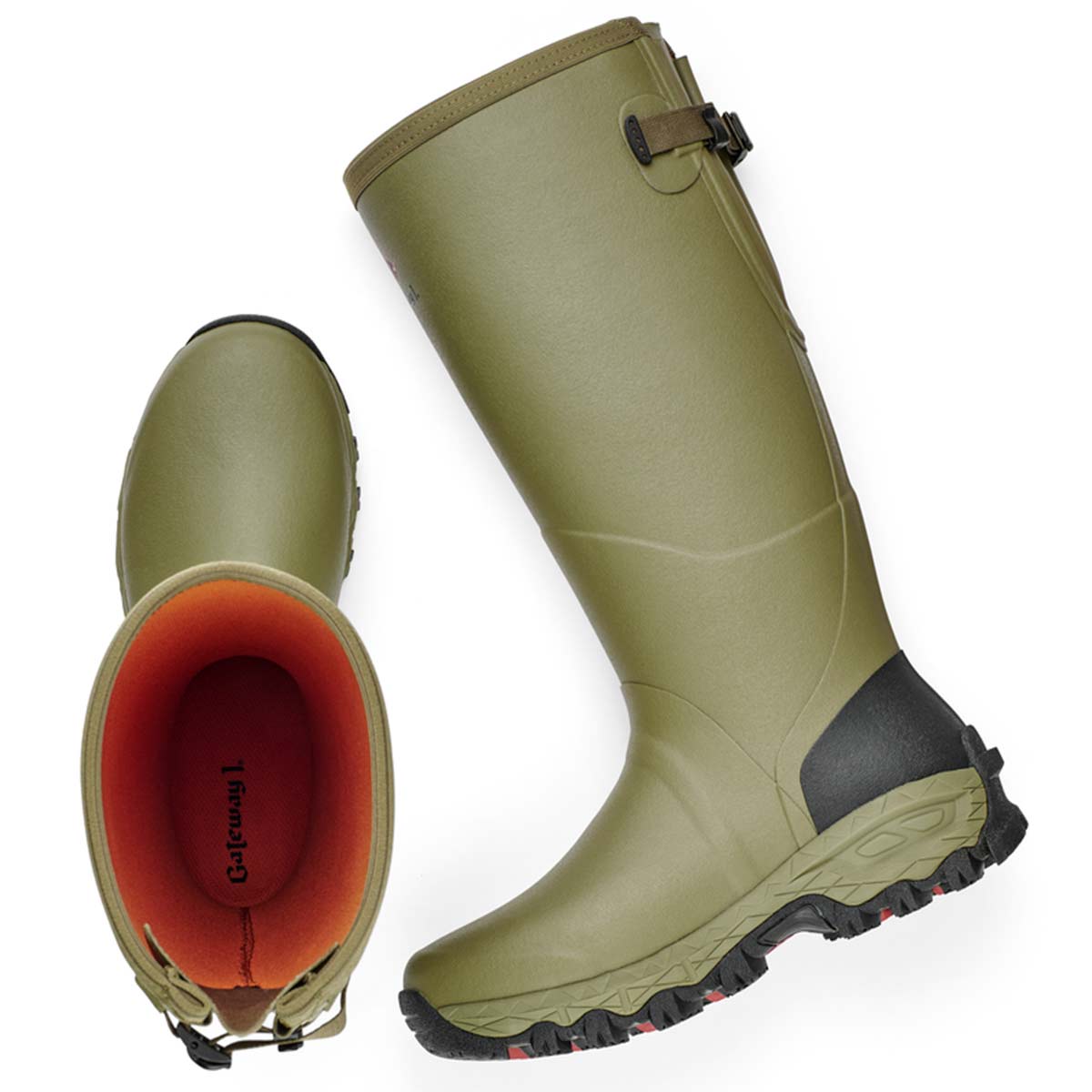 Gateway1® Woodstalker 18 3mm Wellington Boots - Interior Gateway1® Woodstalker 18 3mm Wellington Boots - Interior