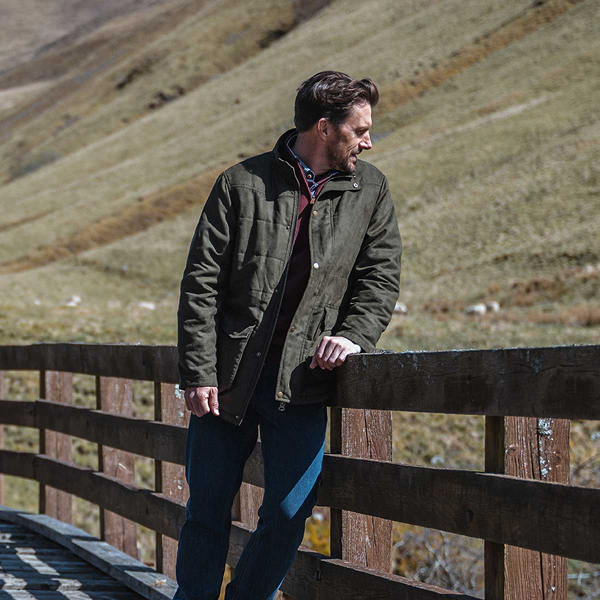 Hoggs of Fife Glenesk Padded Jacket - lifestyle Hoggs of Fife Glenesk Padded Jacket - lifestyle