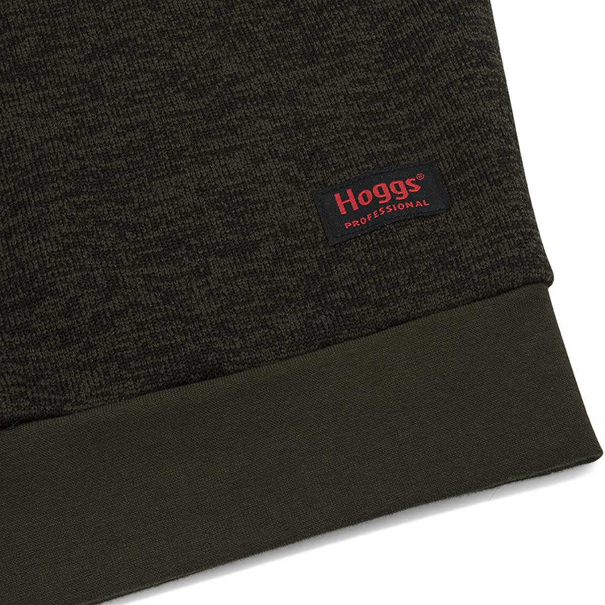 Hoggs of Fife Green King II 1/4 Zip Knit Fleece Pullover - logo detail Hoggs of Fife Green King II 1/4 Zip Knit Fleece Pullover - logo detail