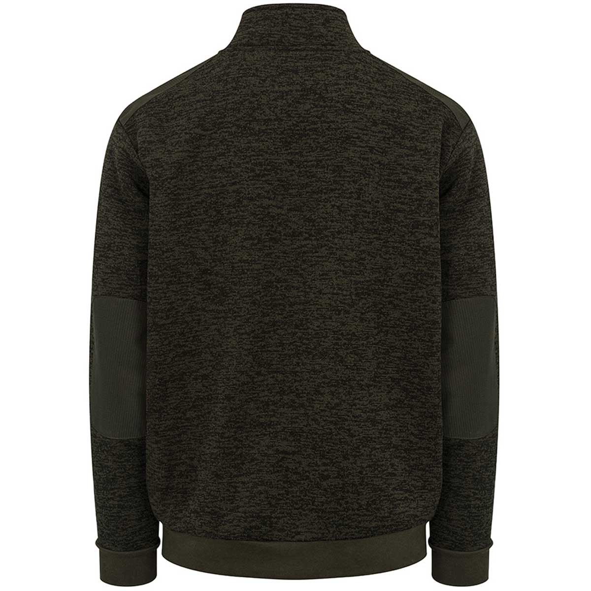 Hoggs of Fife Green King II 1/4 Zip Knit Fleece Pullover - rear Hoggs of Fife Green King II 1/4 Zip Knit Fleece Pullover - rear