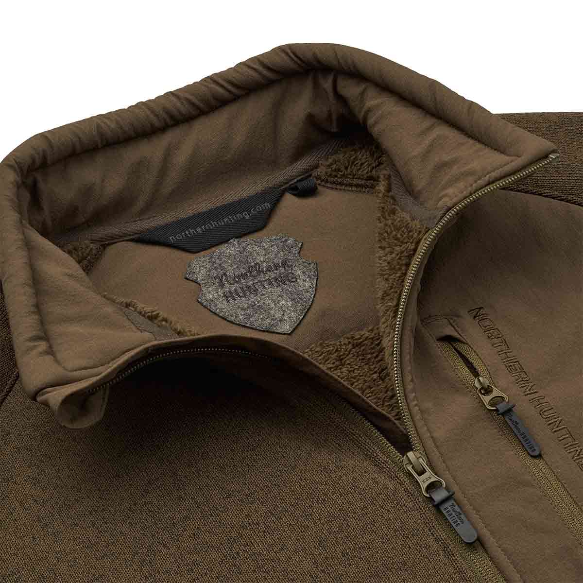 Northern Hunting Helge Fleece Jacket - Collar Northern Hunting Helge Fleece Jacket - Collar