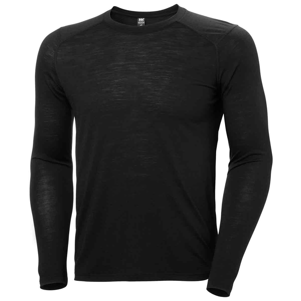 Helly Hansen Durawool Crew Longsleeve Baselayer - Black Helly Hansen Durawool Crew Longsleeve Baselayer - Black