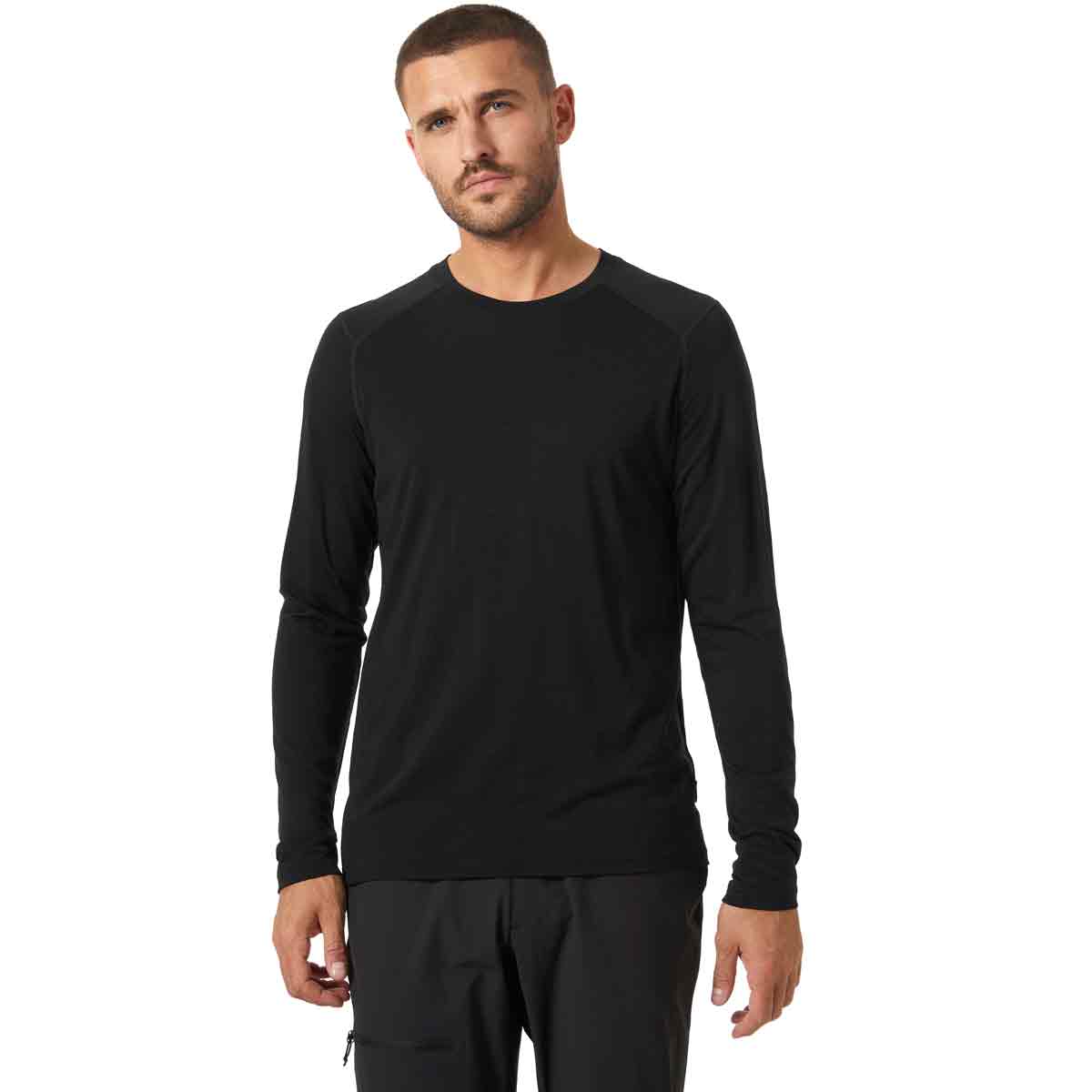 Helly Hansen Durawool Crew Longsleeve Baselayer - Black Helly Hansen Durawool Crew Longsleeve Baselayer - Black