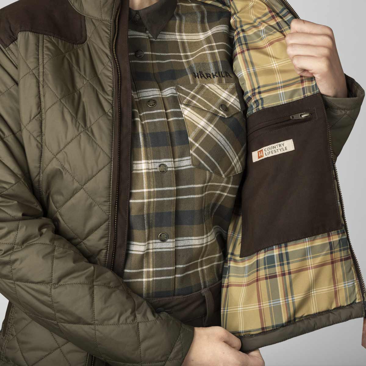 Harkila Ailsa Quilt Womens Jacket - Inside Lining Harkila Ailsa Quilt Womens Jacket - Inside Lining