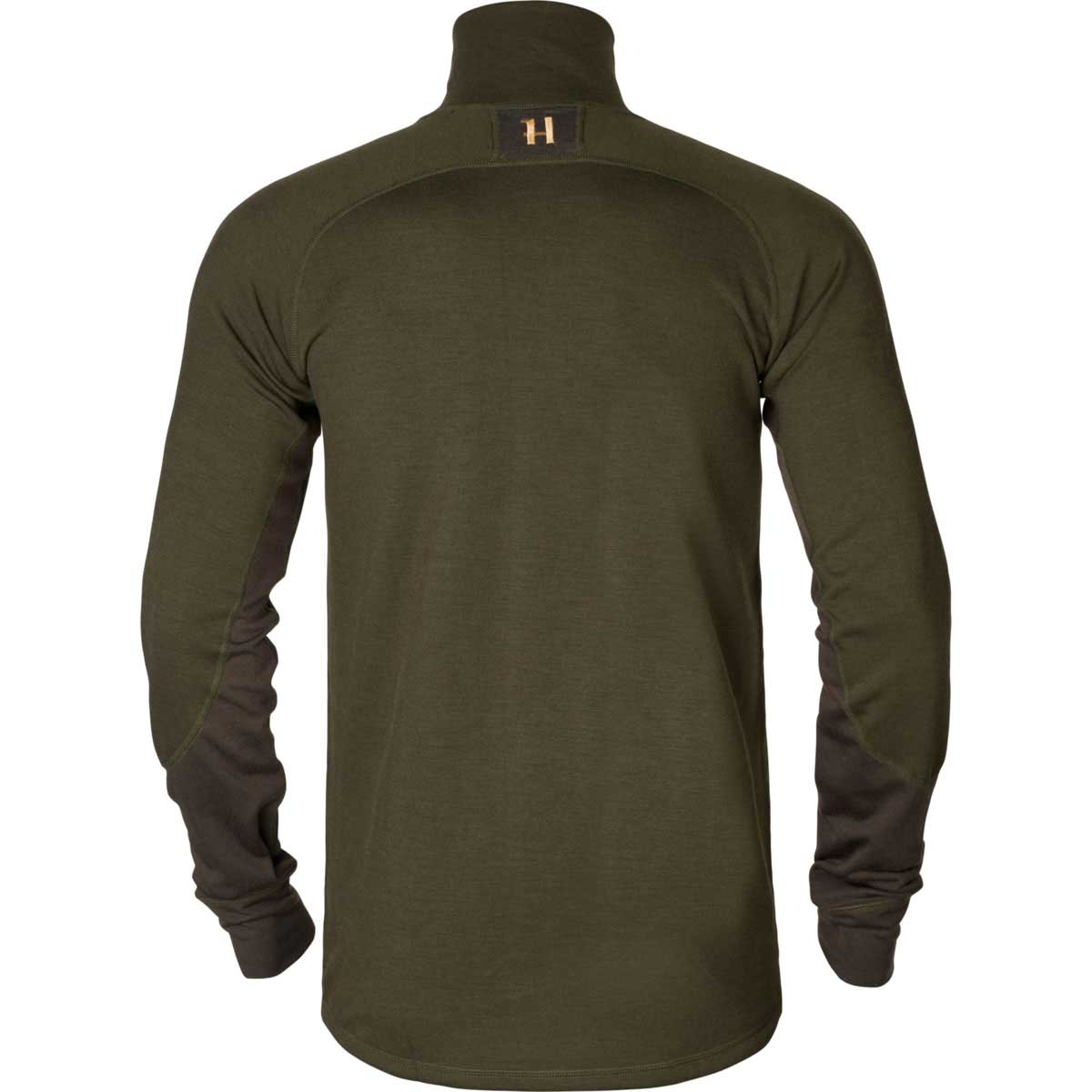 Harkila Base Warm Zip Neck - rear Harkila Base Warm Zip Neck - rear